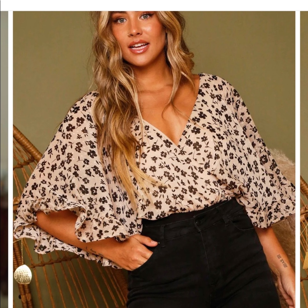 Floral Bodysuit New (without tags)